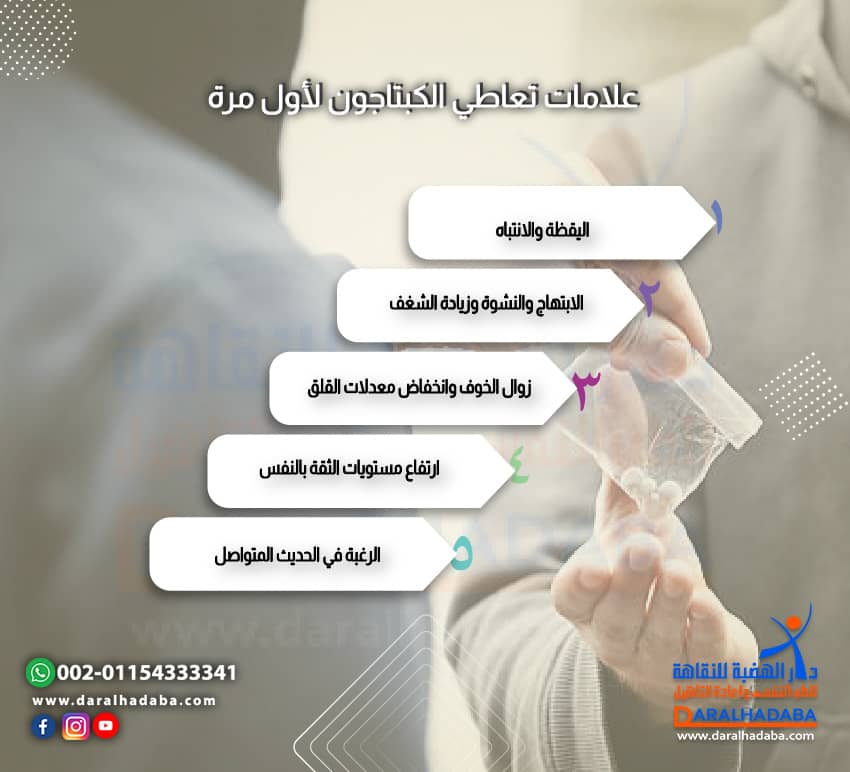 علامات تعاطي الكبتاجون لأول مرة